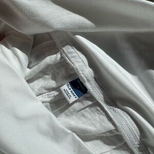 Maternity - Old Navy linen white pants